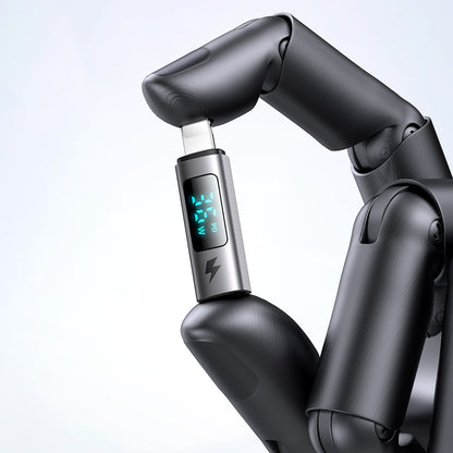 Adaptateur de Données et de Chargement USB-C - Lightning McDodo OT-6100 Wales Display, Noir