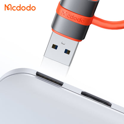 USB-C to USB-A Data and Charging Adapter McDodo OT-3800, Gray