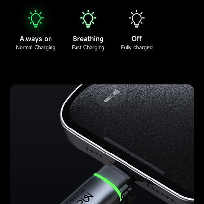 Adaptateur de Données et de Charge USB-C - USB-C McDodo OT-2450 Power Off, Noir