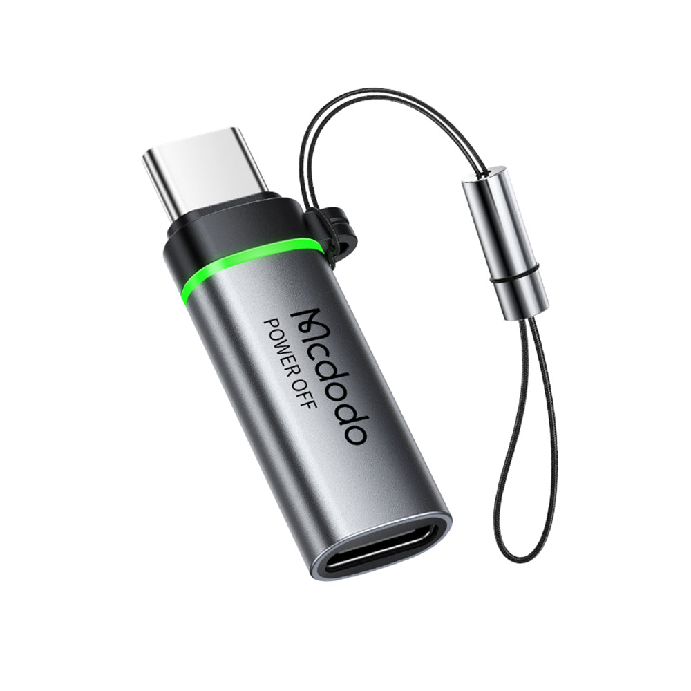 Adaptateur de Données et de Charge USB-C - USB-C McDodo OT-2450 Power Off, Noir