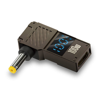 Adaptateur de Charge Techsuit LaptopPlugX A22, DC - USB-C, Gris