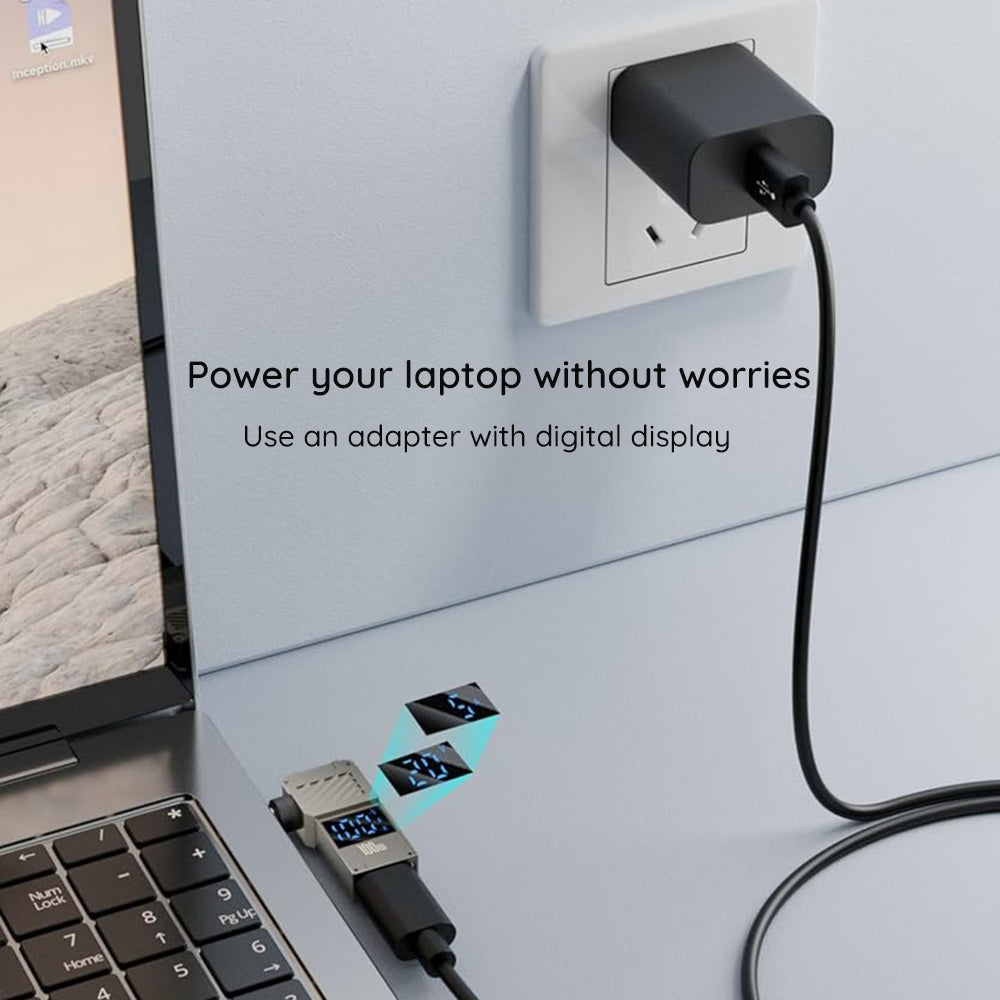 Adaptateur de Charge Techsuit LaptopPlugX A22, DC - USB-C, Gris