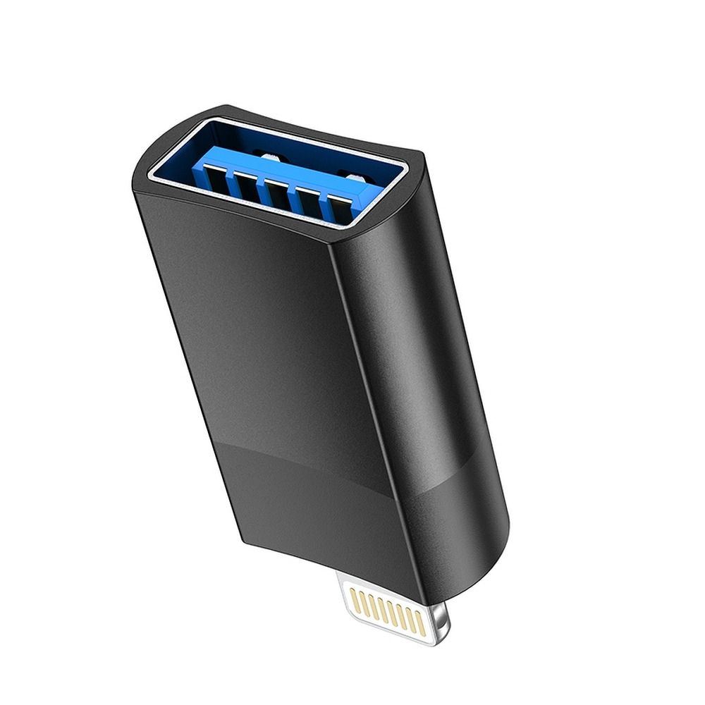 Adaptateur OTG Lightning - USB-A HOCO UA17, Noir