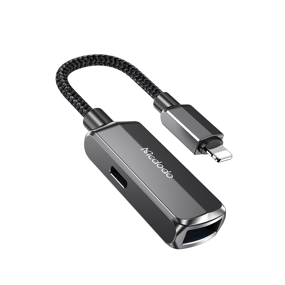 Adaptateur OTG Lightning - USB-A McDodo CA-2690, Gris