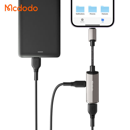 Adaptateur OTG Lightning - USB-A McDodo CA-2690, Gris