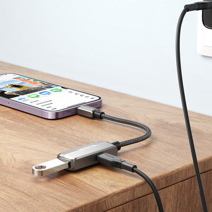 Adaptateur OTG Lightning - USB-A McDodo CA-2690, Gris