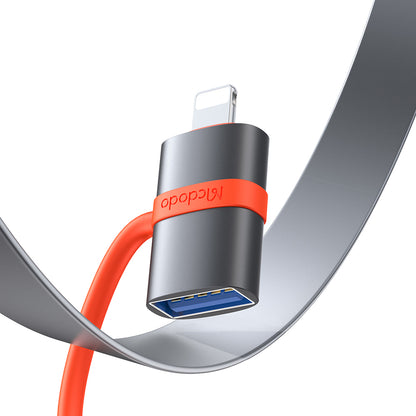 Adaptateur OTG Lightning - USB-A McDodo OT-2600, Gris