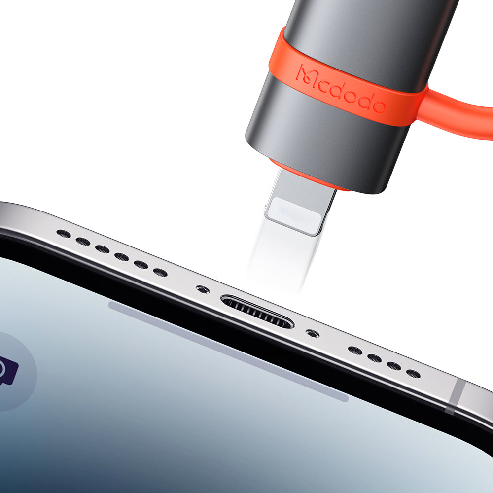 Adaptateur OTG Lightning - USB-A McDodo OT-2600, Gris