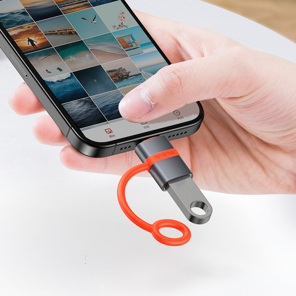 Adaptateur OTG Lightning - USB-A McDodo OT-2600, Gris