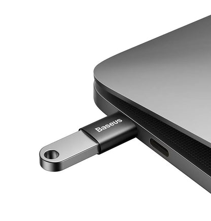 Baseus Ingenuity Adaptateur OTG USB-C vers USB-A, noir 