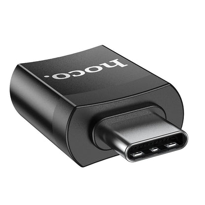 HOCO UA17 Adaptateur OTG USB-C vers USB-A, noir 