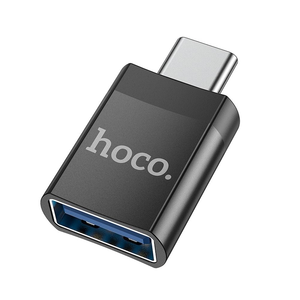 HOCO UA17 Adaptateur OTG USB-C vers USB-A, noir 