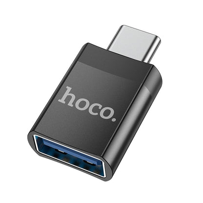 HOCO UA17 Adaptateur OTG USB-C vers USB-A, noir 