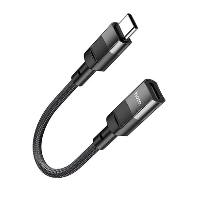 HOCO U107 Adaptateur de données et de charge Lightning - USB-C HOCO U107, 0,1 m, noir 