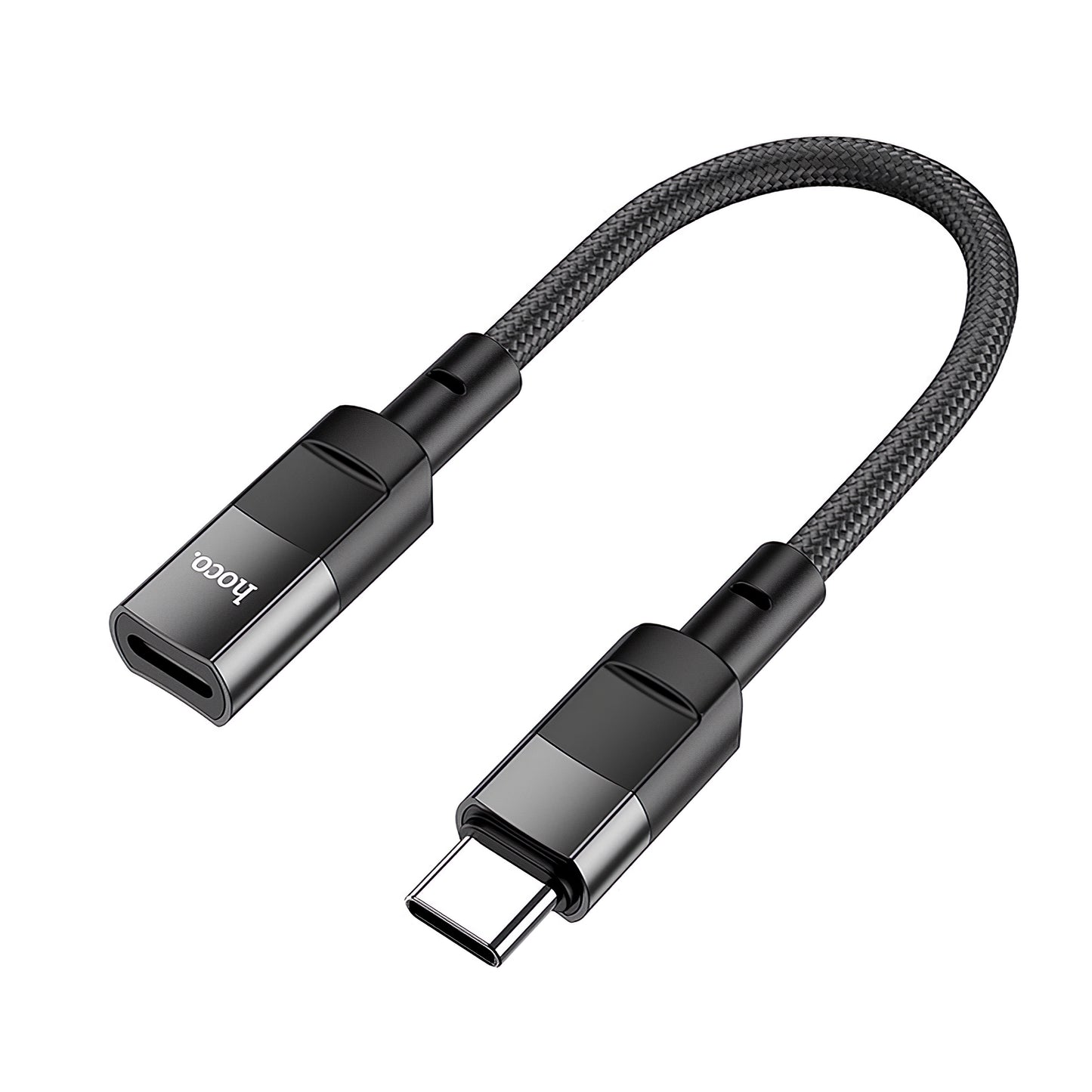 HOCO U107 Adaptateur de données et de charge Lightning - USB-C HOCO U107, 0,1 m, noir 