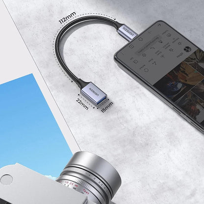 Adaptateur OTG USB-C - USB-A UGREEN US378 (70889), Gris