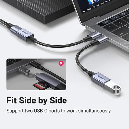 Adaptateur OTG USB-C - USB-A UGREEN US378 (70889), Gris