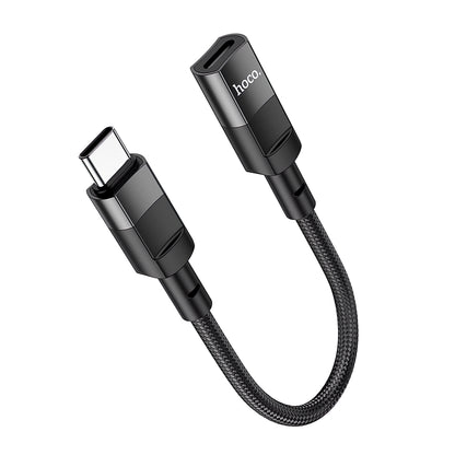 HOCO U107 Adaptateur de données et de charge Lightning - USB-C HOCO U107, 0,1 m, noir 