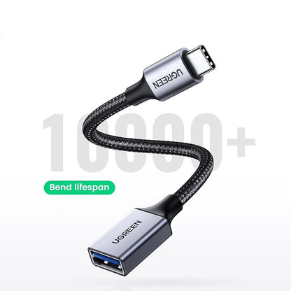 Adaptateur OTG USB-C - USB-A UGREEN US378 (70889), Gris