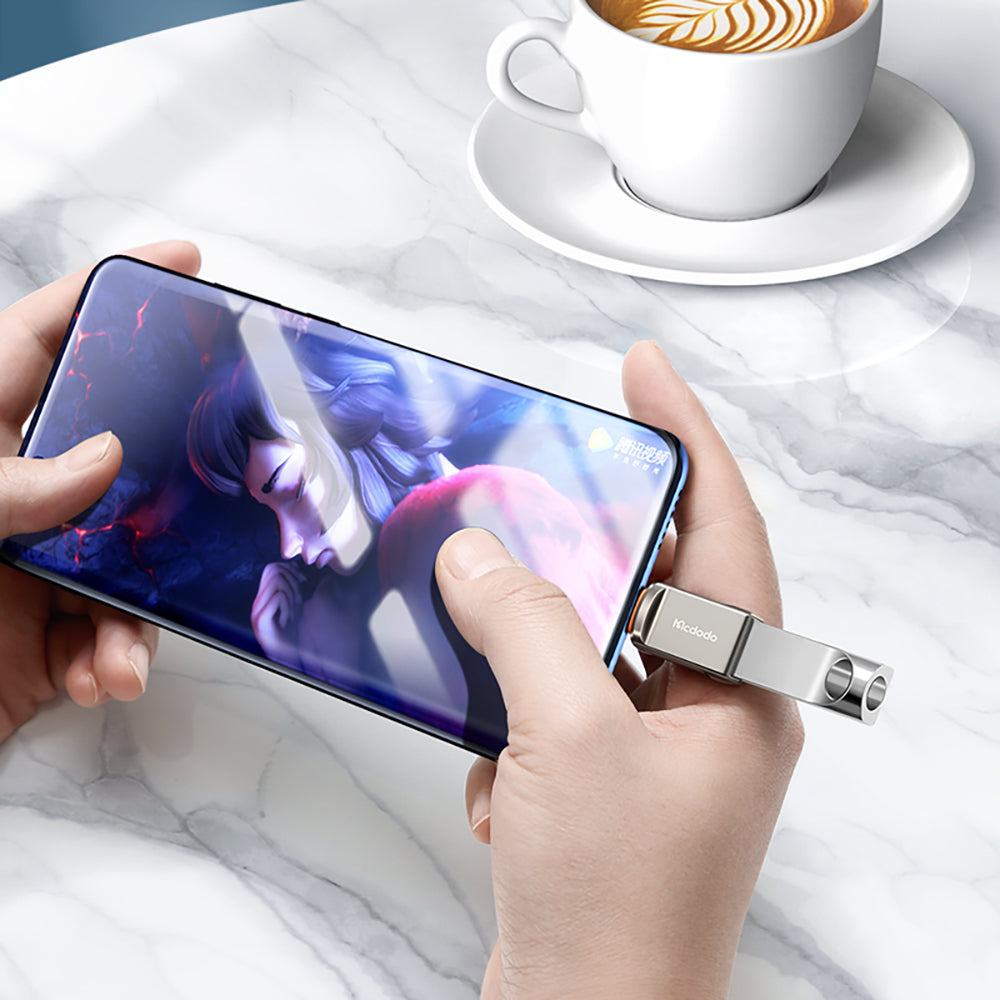 Adaptateur OTG USB-C - USB-A McDodo OT-8730, Gris