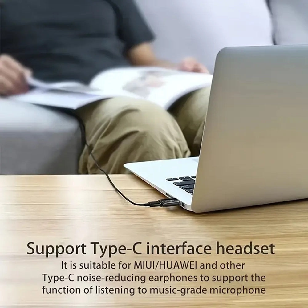 OTG USB-C to USB-A Techsuit A14 AluCoreX Adapter, Black