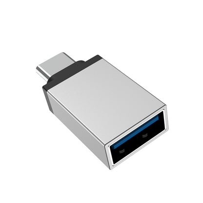 OTG USB-A - USB-C Adapter Borofone BV3, Silver