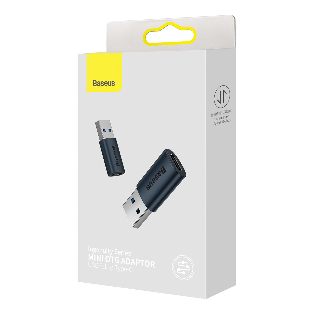 Baseus Ingenuity Adaptateur de données et de charge USB-C - USB-A, bleu ZJJJQ000103