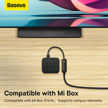 Adaptateur réseau Baseus Lite, USB-C - RJ45, noir WKQXX000301 