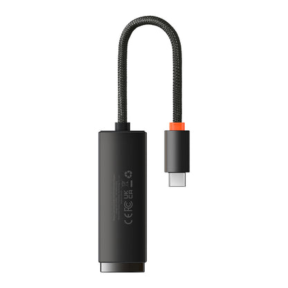 Adaptateur réseau Baseus Lite, USB-C - RJ45, noir WKQXX000301 