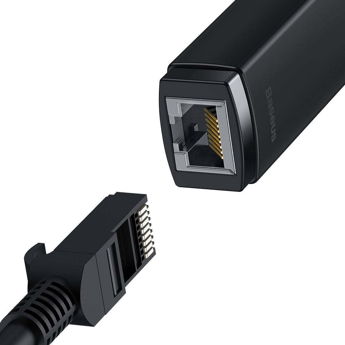 Adaptateur réseau Baseus Lite, USB-C - RJ45, noir WKQXX000301 