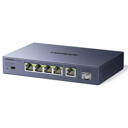 Switch Réseau UGREEN 35048EU, 5 x RJ45, Gris