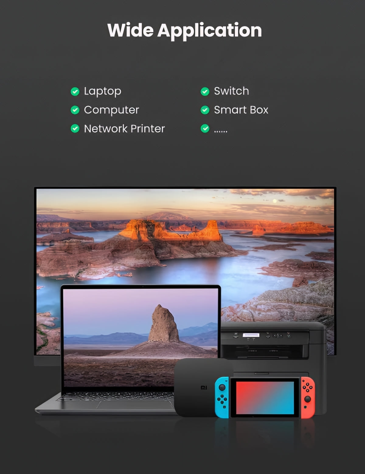 Carte réseau UGREEN CM209, RJ45, USB, Gris