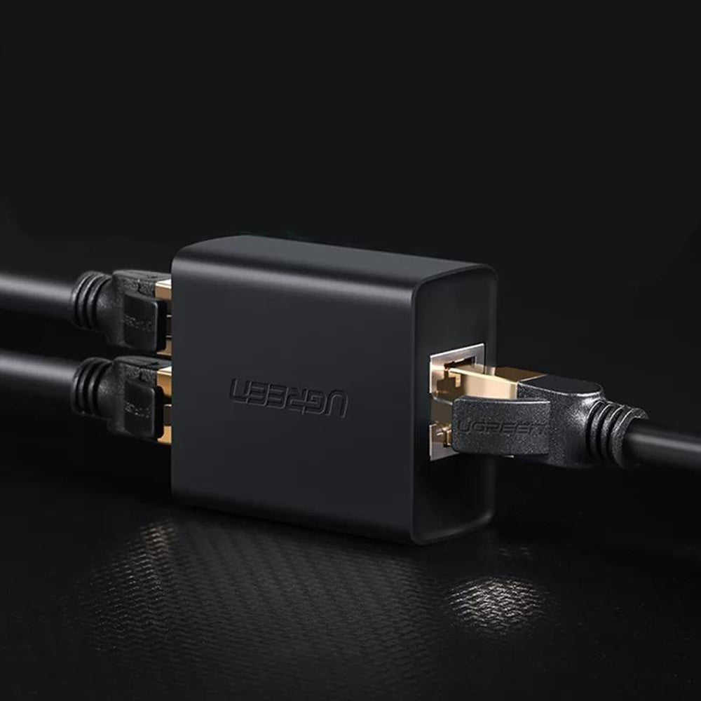 Adaptateur Réseau UGREEN CM210, RJ45 - 2 x RJ45, Noir