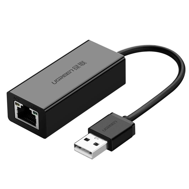 Carte réseau UGREEN CR110, RJ45, USB, Noir