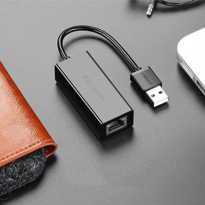 Carte réseau UGREEN CR110, RJ45, USB, Noir