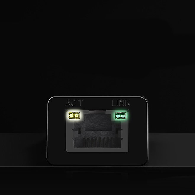 Carte réseau UGREEN CR110, RJ45, USB, Noir