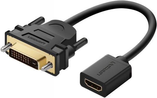 Adaptateur Vidéo UGREEN 20118, HDMI - DVI, 1080P, Noir