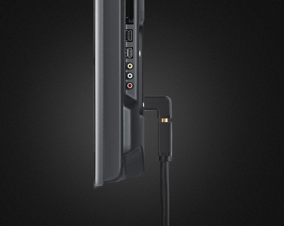 Adaptateur Vidéo UGREEN Angled, HDMI - HDMI, 4K, Noir