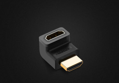 Adaptateur Vidéo UGREEN Angled, HDMI - HDMI, 4K, Noir