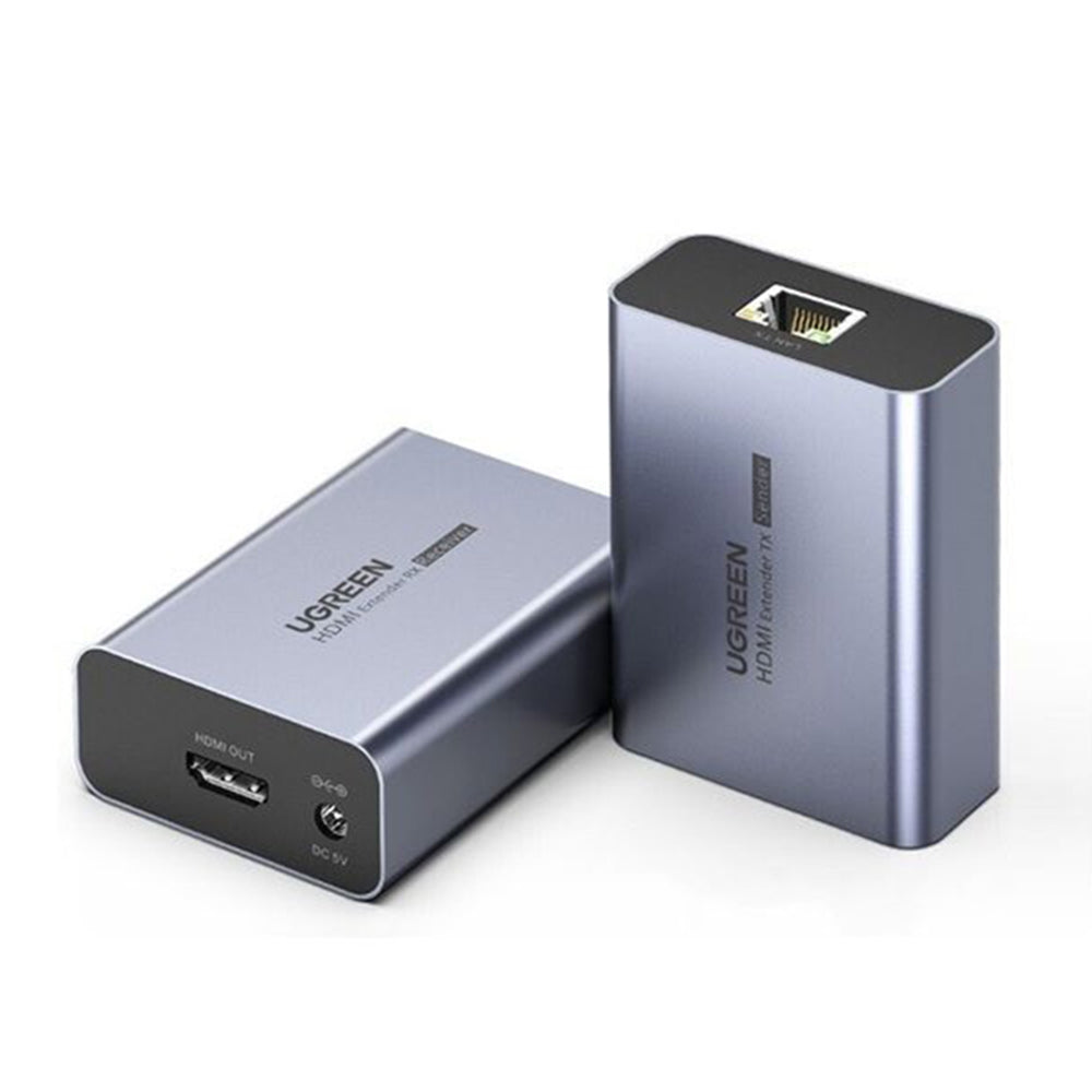 Adaptateur Vidéo UGREEN CM455 (20519EU), HDMI - RJ45, 1080P, Gris