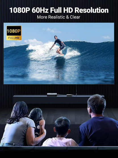 Adaptateur Vidéo UGREEN CM611 (90813), HDMI - VGA, 1080P, Noir