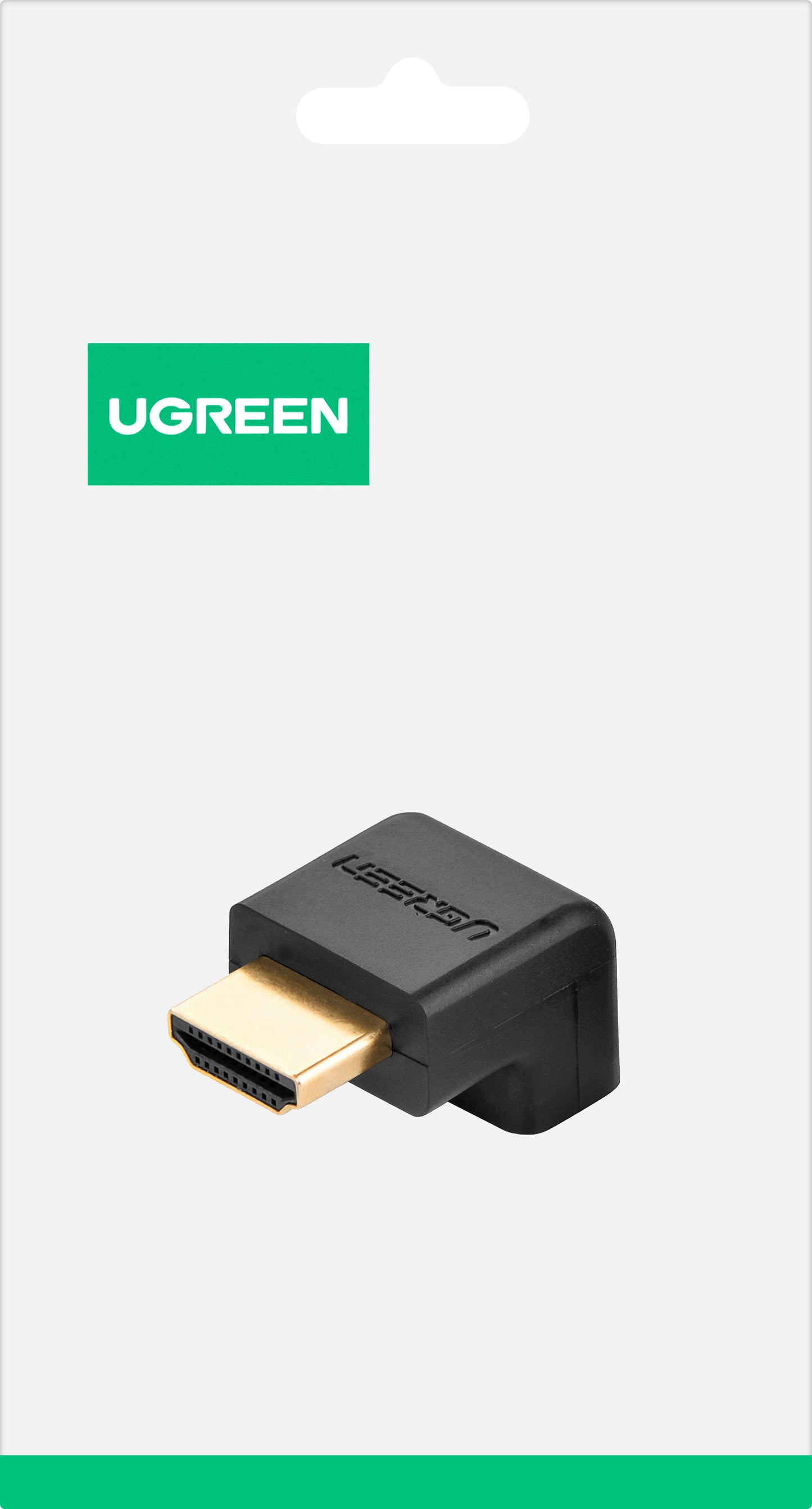 Adaptateur Vidéo UGREEN HD112 Down Angle, HDMI - HDMI, 4K, Noir