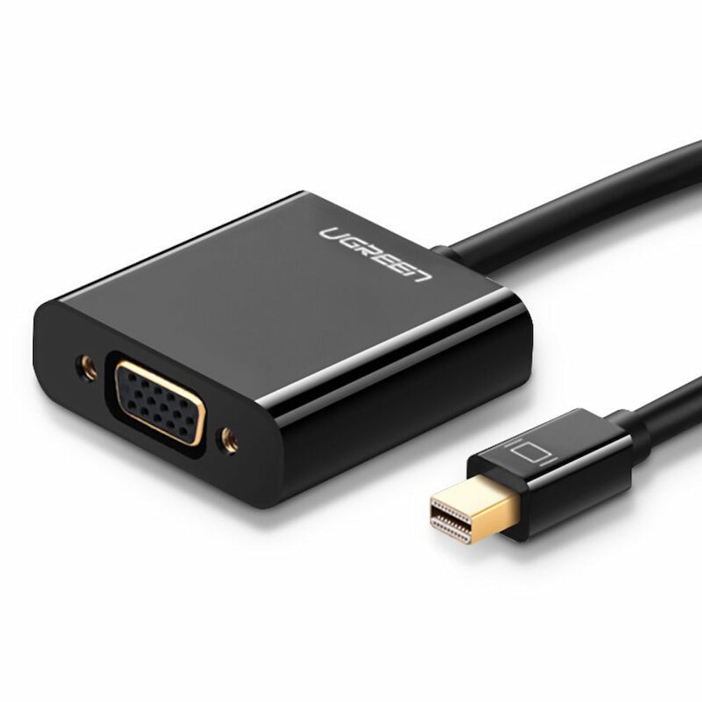 Adaptateur Vidéo UGREEN, MiniDisplayPort - VGA, 1080P, Noir