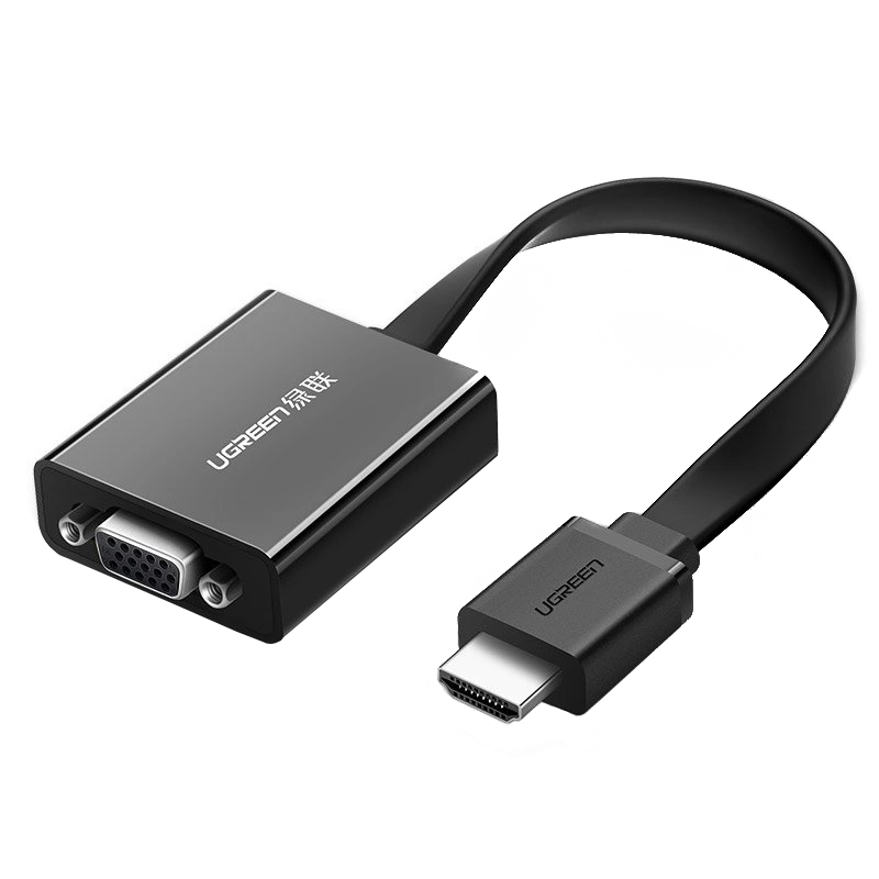 Adaptateur Vidéo UGREEN MM103 (40248), HDMI - VGA, 1080P, Noir