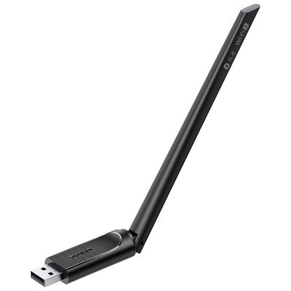 UGREEN AX900 Wireless Adapter (75109), Dual Band, Wi-Fi 6, 600Mbps, Black