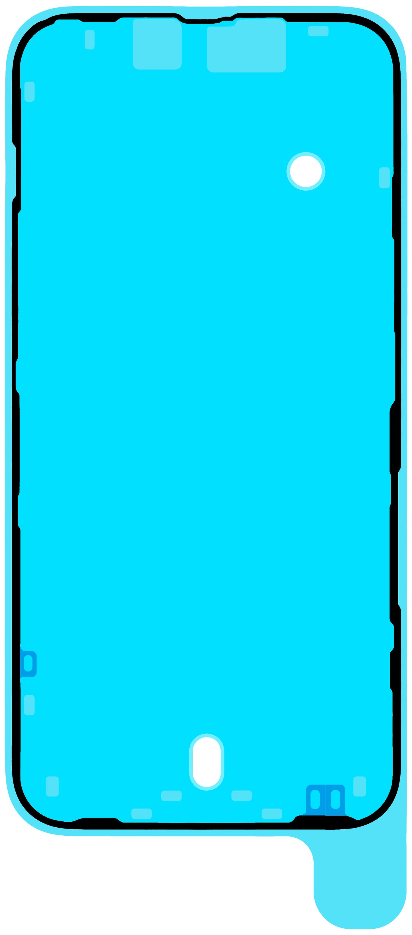 Adhésif Couvercle Batterie Apple iPhone 14 Plus, Service Pack 923-08092