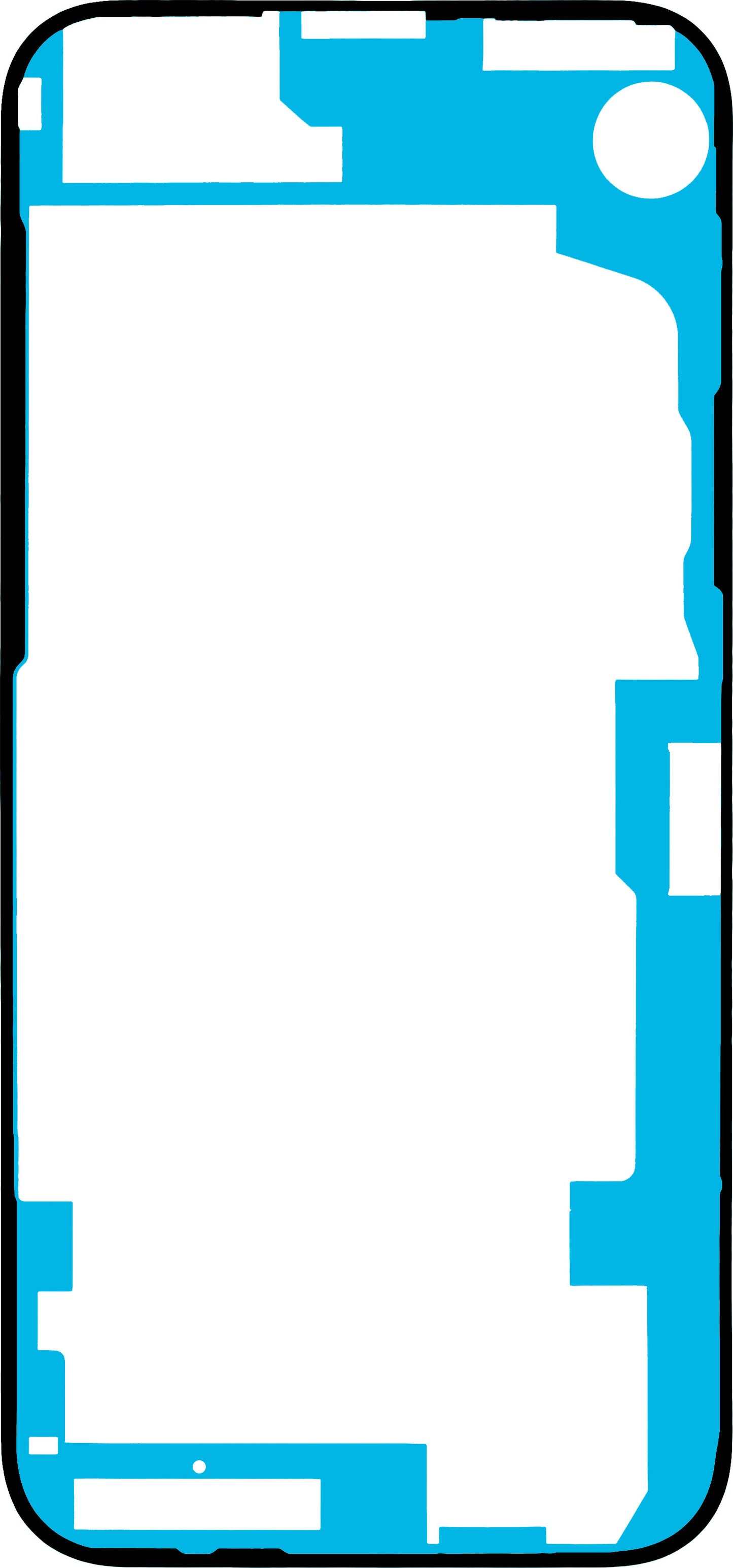 Adhésif Couvercle Batterie Google Pixel 8a, Service Pack G806-12578-01