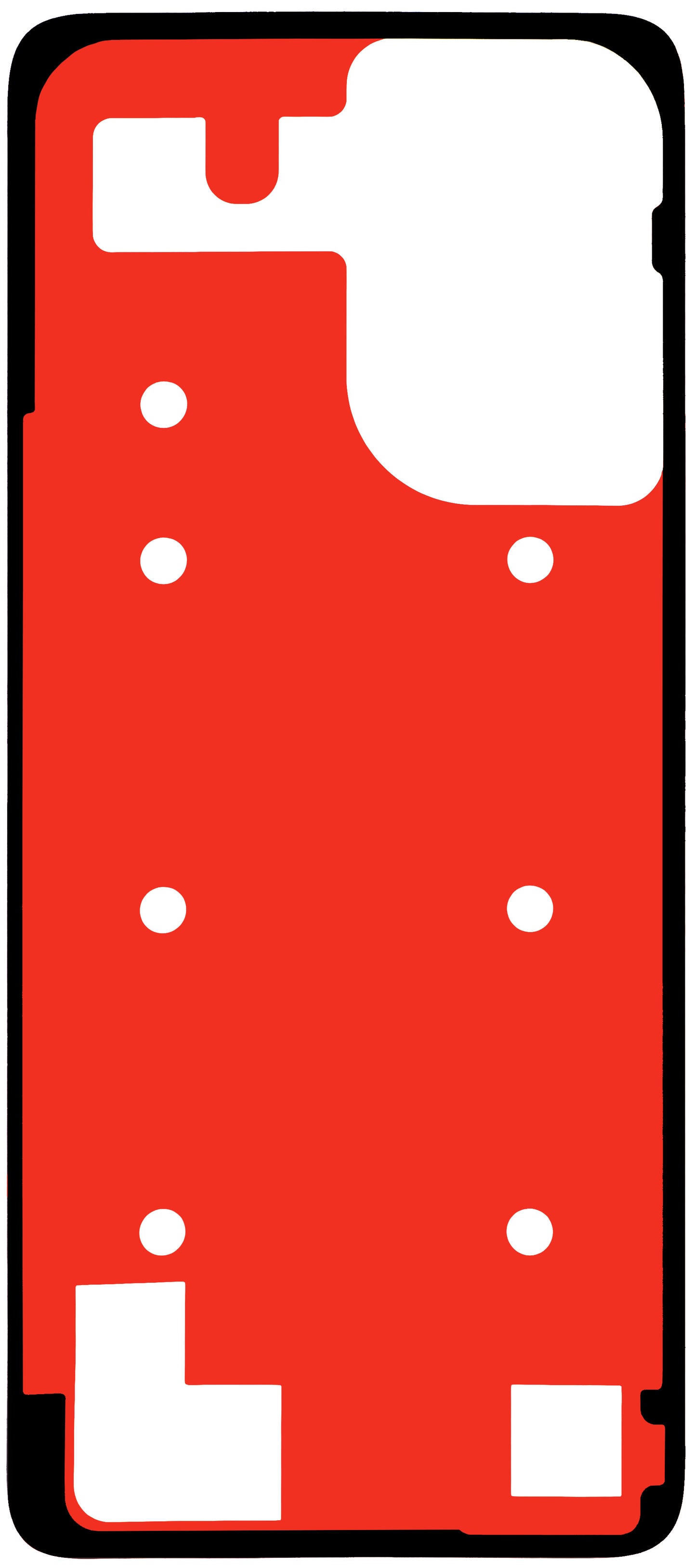 Adhésif Couvercle Batterie Motorola Moto G06 Power / G06, Service Pack 5948C31280