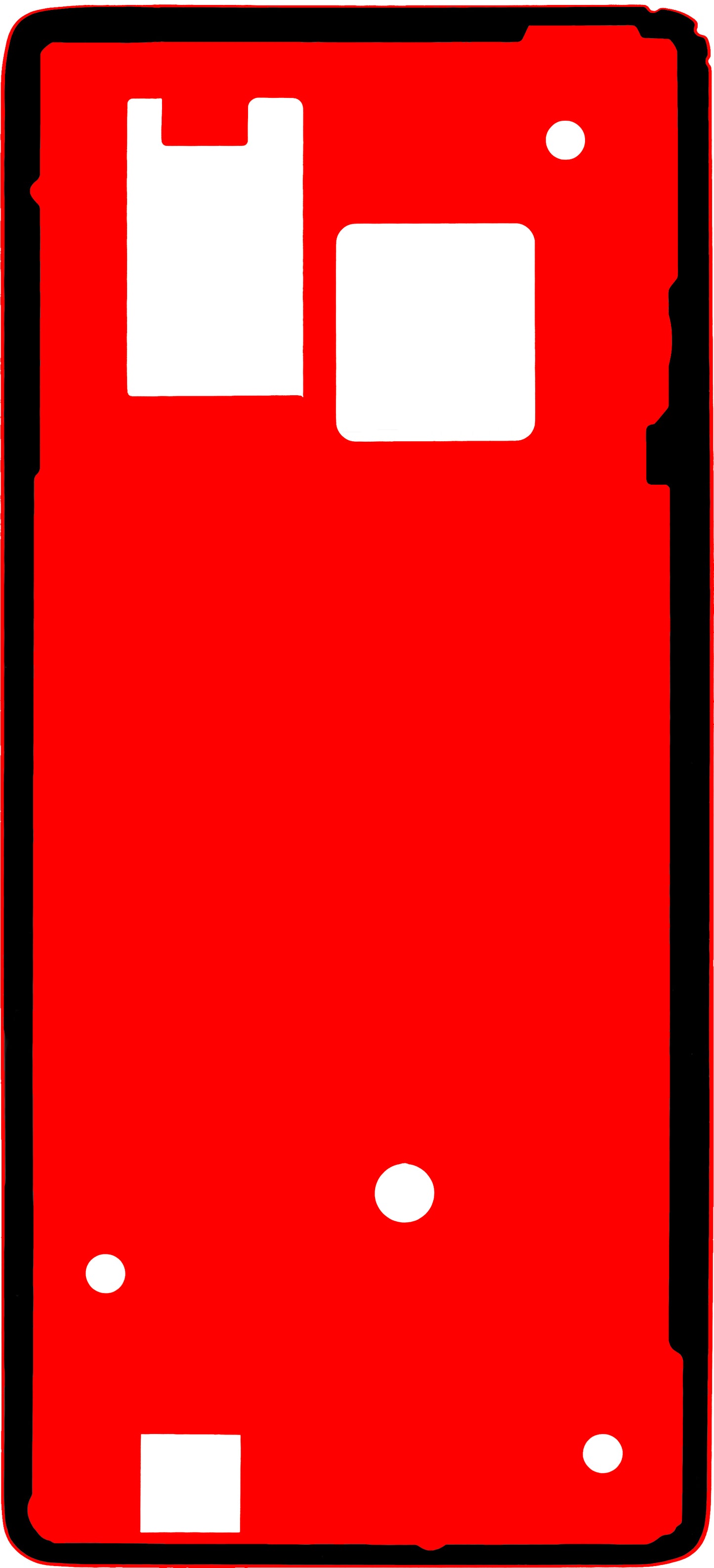 Adhésif Couvercle Batterie Motorola Moto G85, Service Pack 5948C24892