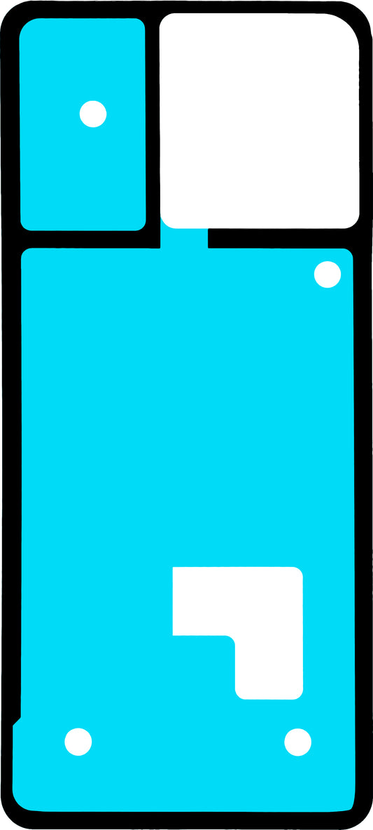 Adhésif Couvercle Batterie Motorola Edge 50, Service Pack 5D78C24908